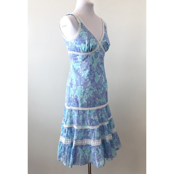 Lilly Pulitzer Dress Sz 2 purple blue animal print - Picture 6 of 8